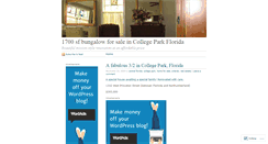 Desktop Screenshot of collegepark.wordpress.com