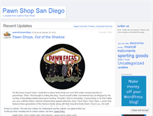 Tablet Screenshot of pawnshopsandiego.wordpress.com