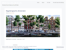 Tablet Screenshot of monkeybrushstudio.wordpress.com