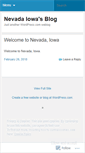 Mobile Screenshot of nevadaiowa.wordpress.com