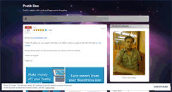 Desktop Screenshot of pratikdeo.wordpress.com