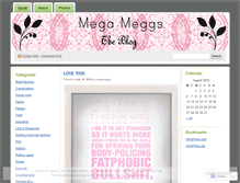 Tablet Screenshot of megameggs.wordpress.com