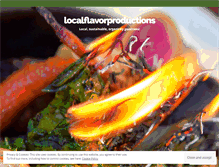 Tablet Screenshot of localflavorproductions.wordpress.com