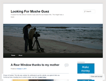 Tablet Screenshot of lookingformosheguez.wordpress.com