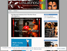 Tablet Screenshot of loslatino.wordpress.com