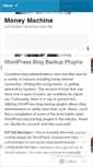 Mobile Screenshot of moneysmachine.wordpress.com