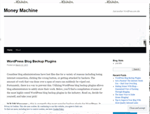 Tablet Screenshot of moneysmachine.wordpress.com