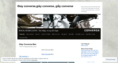 Desktop Screenshot of giayconverse.wordpress.com