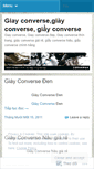 Mobile Screenshot of giayconverse.wordpress.com