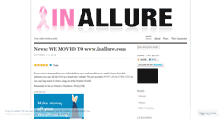 Desktop Screenshot of inallure.wordpress.com