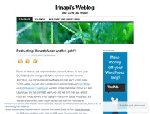 Tablet Screenshot of irinapi.wordpress.com