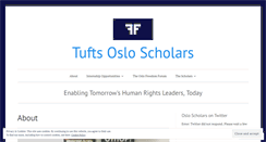 Desktop Screenshot of osloscholarsprogram.wordpress.com