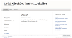 Desktop Screenshot of olechow.wordpress.com