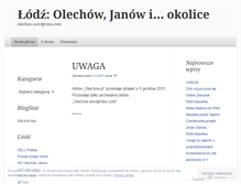 Tablet Screenshot of olechow.wordpress.com