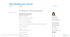 Desktop Screenshot of ninresidencescondo.wordpress.com