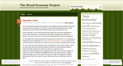 Desktop Screenshot of moraleconomy.wordpress.com
