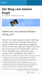 Mobile Screenshot of meinkleinerengel.wordpress.com