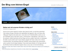 Tablet Screenshot of meinkleinerengel.wordpress.com