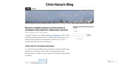 Desktop Screenshot of chrishassa.wordpress.com
