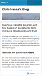 Mobile Screenshot of chrishassa.wordpress.com