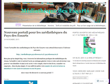 Tablet Screenshot of bibliothequedesessarts.wordpress.com