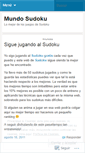 Mobile Screenshot of mundosudoku.wordpress.com
