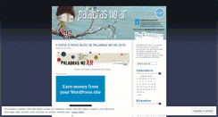 Desktop Screenshot of palabrasnoar.wordpress.com