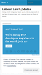 Mobile Screenshot of labourlawkerala.wordpress.com