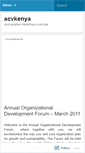 Mobile Screenshot of acvkenya.wordpress.com