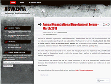 Tablet Screenshot of acvkenya.wordpress.com