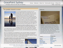 Tablet Screenshot of gracepointsydney.wordpress.com