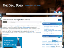 Tablet Screenshot of dealninja.wordpress.com