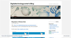 Desktop Screenshot of digitaltechnologycenter.wordpress.com