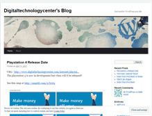 Tablet Screenshot of digitaltechnologycenter.wordpress.com