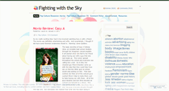 Desktop Screenshot of fightingthesky.wordpress.com