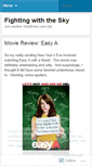 Mobile Screenshot of fightingthesky.wordpress.com