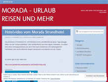 Tablet Screenshot of morada.wordpress.com