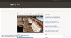 Desktop Screenshot of hoteltoyou.wordpress.com