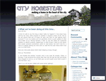 Tablet Screenshot of cityhomestead.wordpress.com