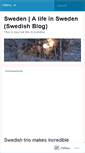 Mobile Screenshot of alifeinsweden.wordpress.com
