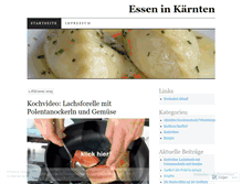 Tablet Screenshot of esseninkaernten.wordpress.com