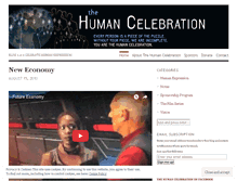 Tablet Screenshot of humancelebration.wordpress.com