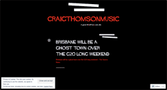 Desktop Screenshot of craigthomsonmusic.wordpress.com
