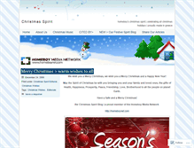 Tablet Screenshot of christmasspirit.wordpress.com