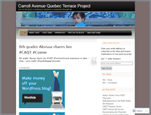 Tablet Screenshot of caqt.wordpress.com