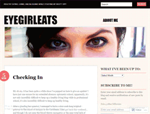 Tablet Screenshot of eyegirleats.wordpress.com