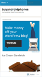 Mobile Screenshot of buyandroidphones.wordpress.com