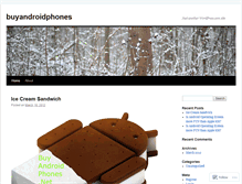 Tablet Screenshot of buyandroidphones.wordpress.com