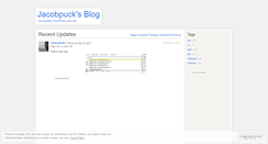 Desktop Screenshot of jacobpuck.wordpress.com