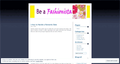 Desktop Screenshot of howtobecomeafashionista.wordpress.com